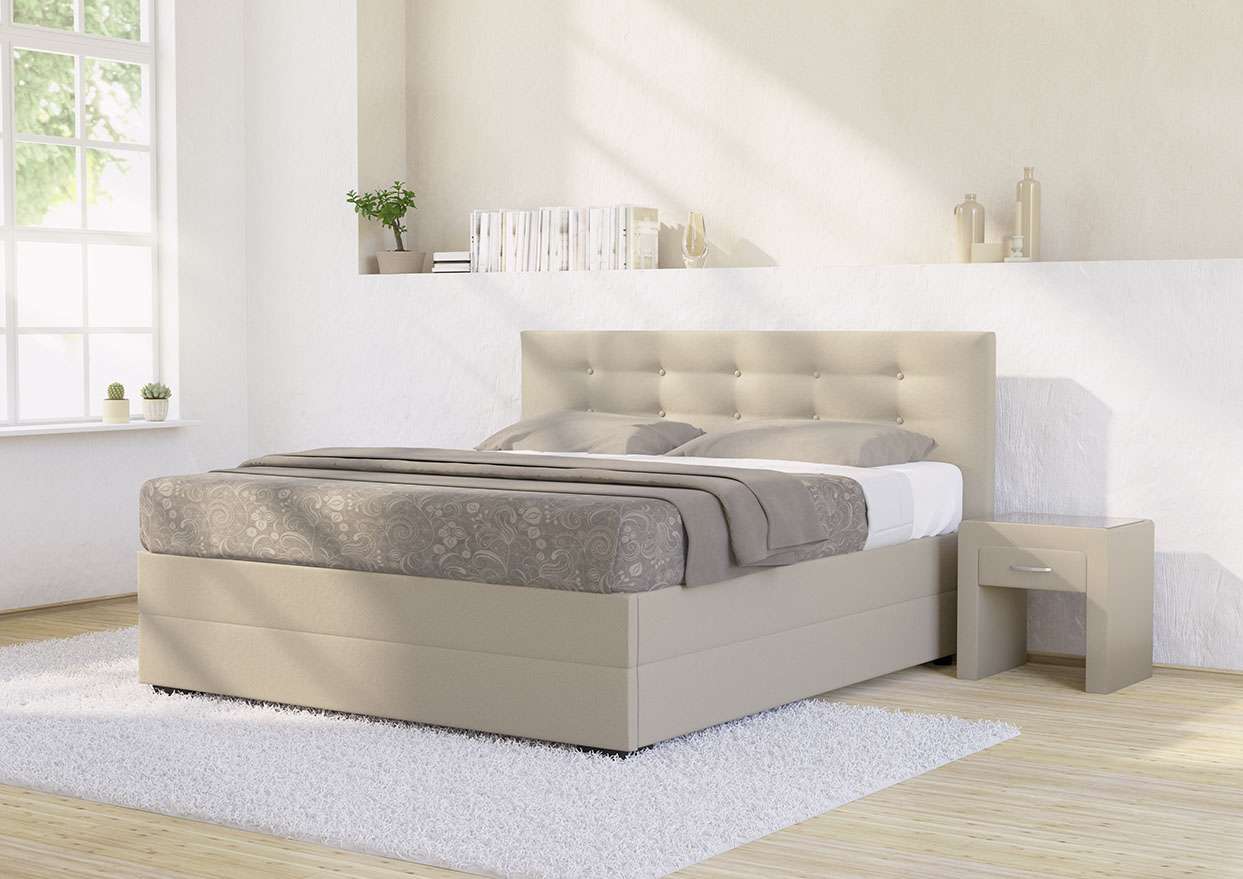 Wasserbett in Boxspring-Optik
